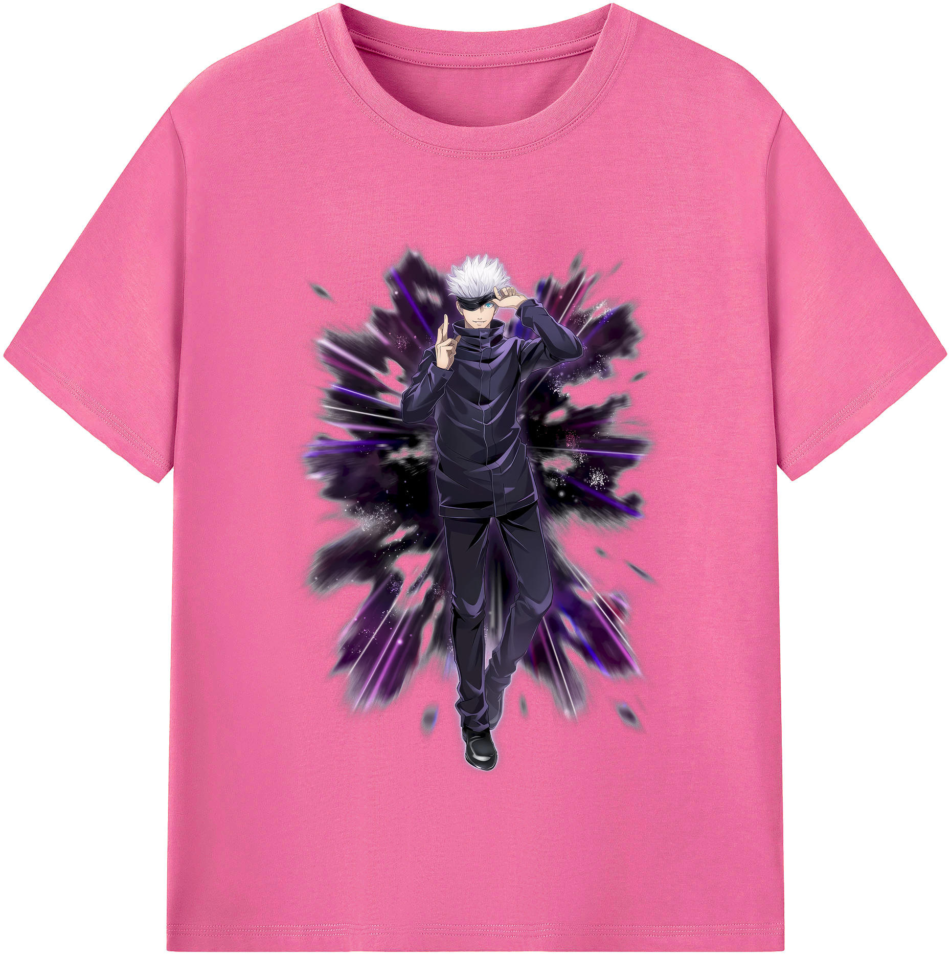 （画像用） 呪術廻戦 Jujutsu Kaisen レディースカジュアルプリントTシャツ（綿100％）